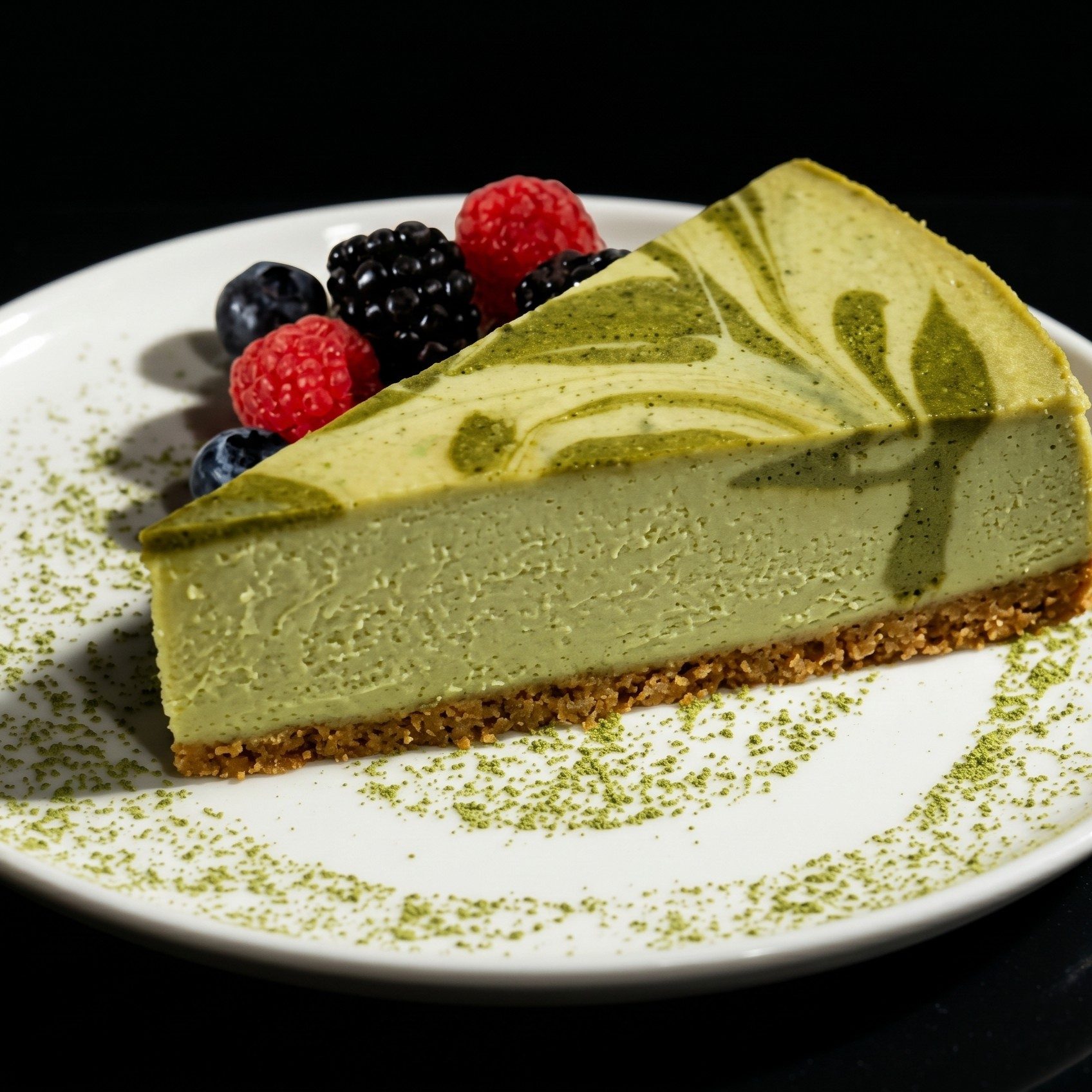 Green Tea Cheesecake.