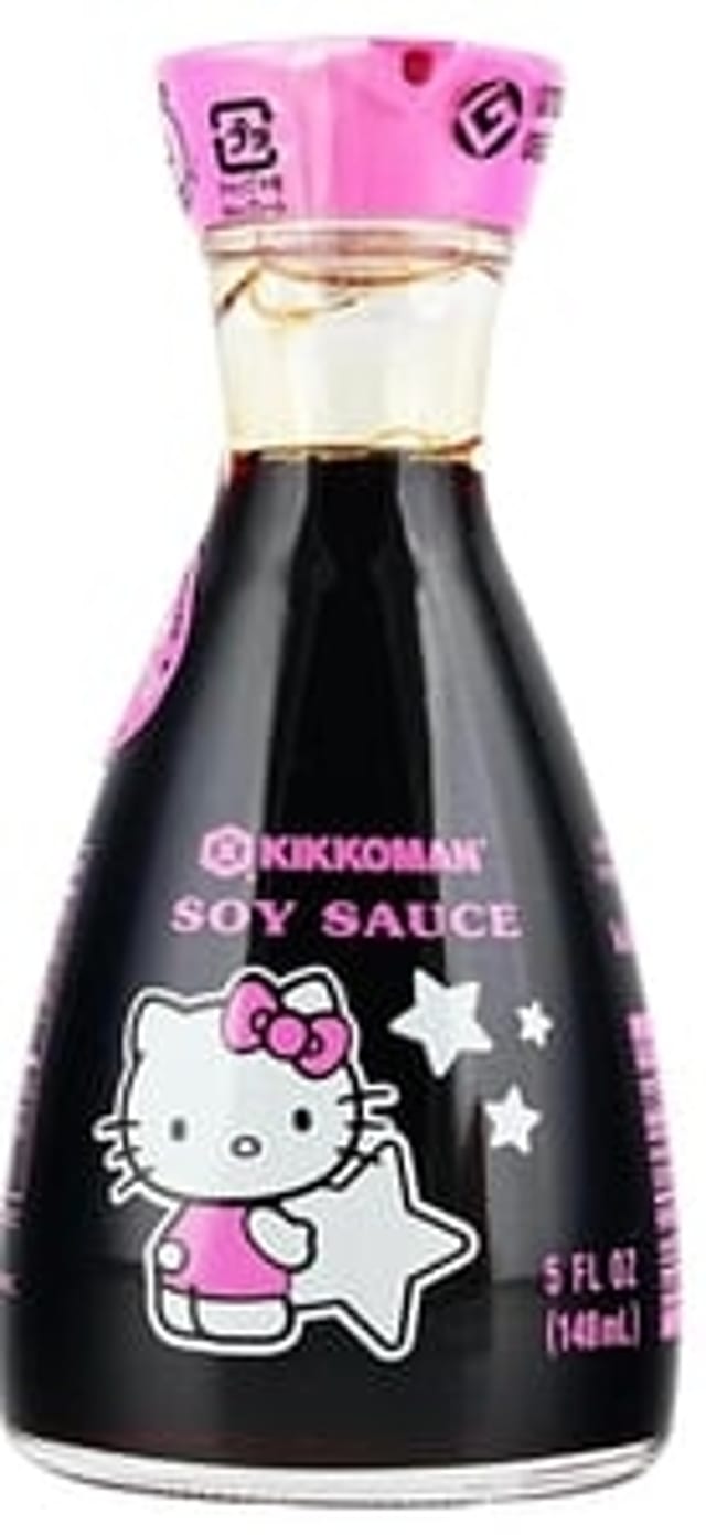 Hello Kitty Soy Sauce.