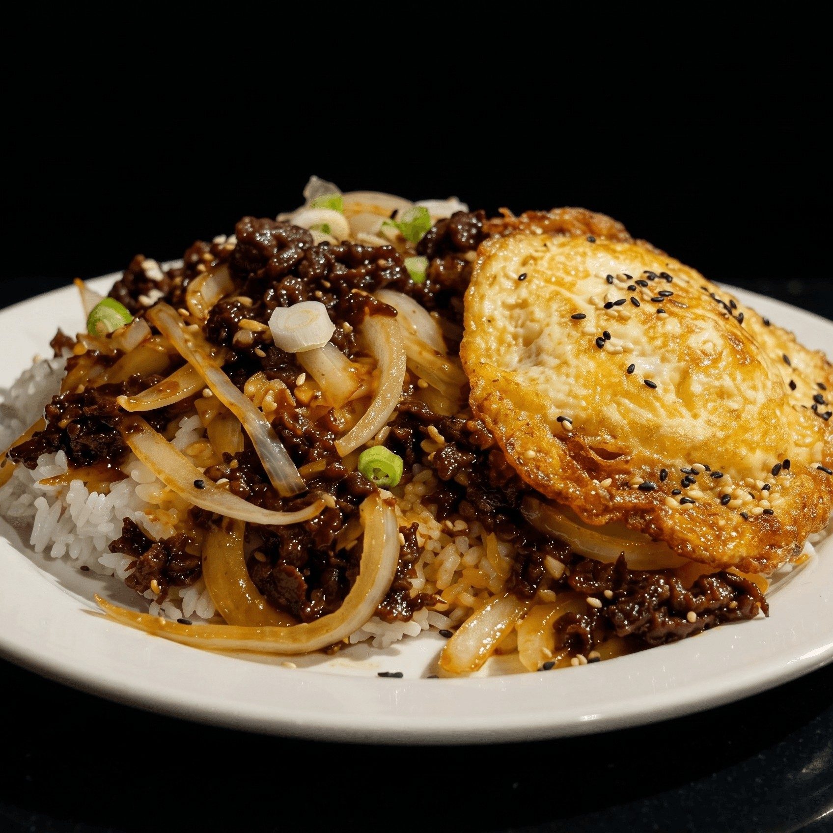 Bulgogi Over Rice.