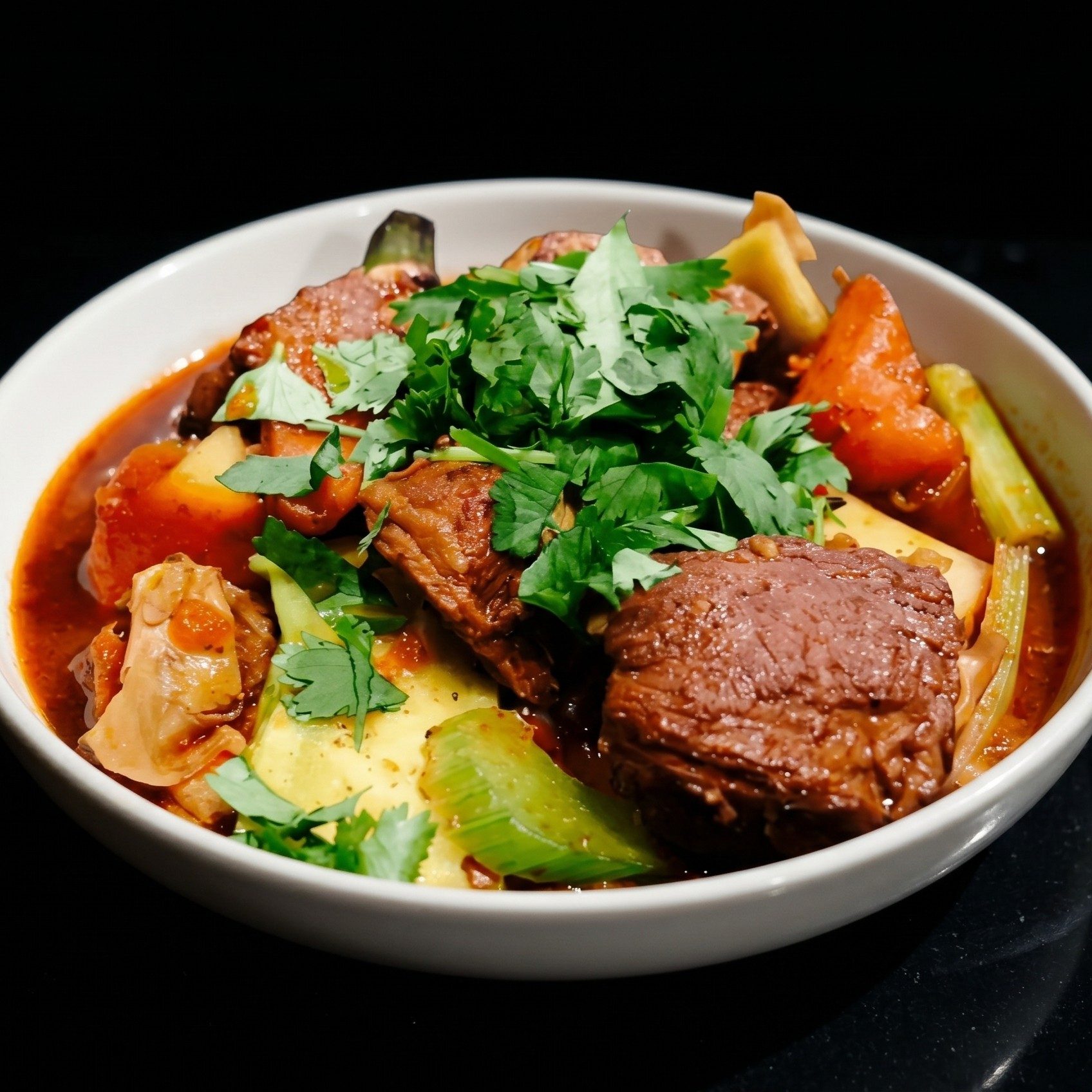 Spicy Beef Brisket with Tomato Sauce 贵妃牛腩.