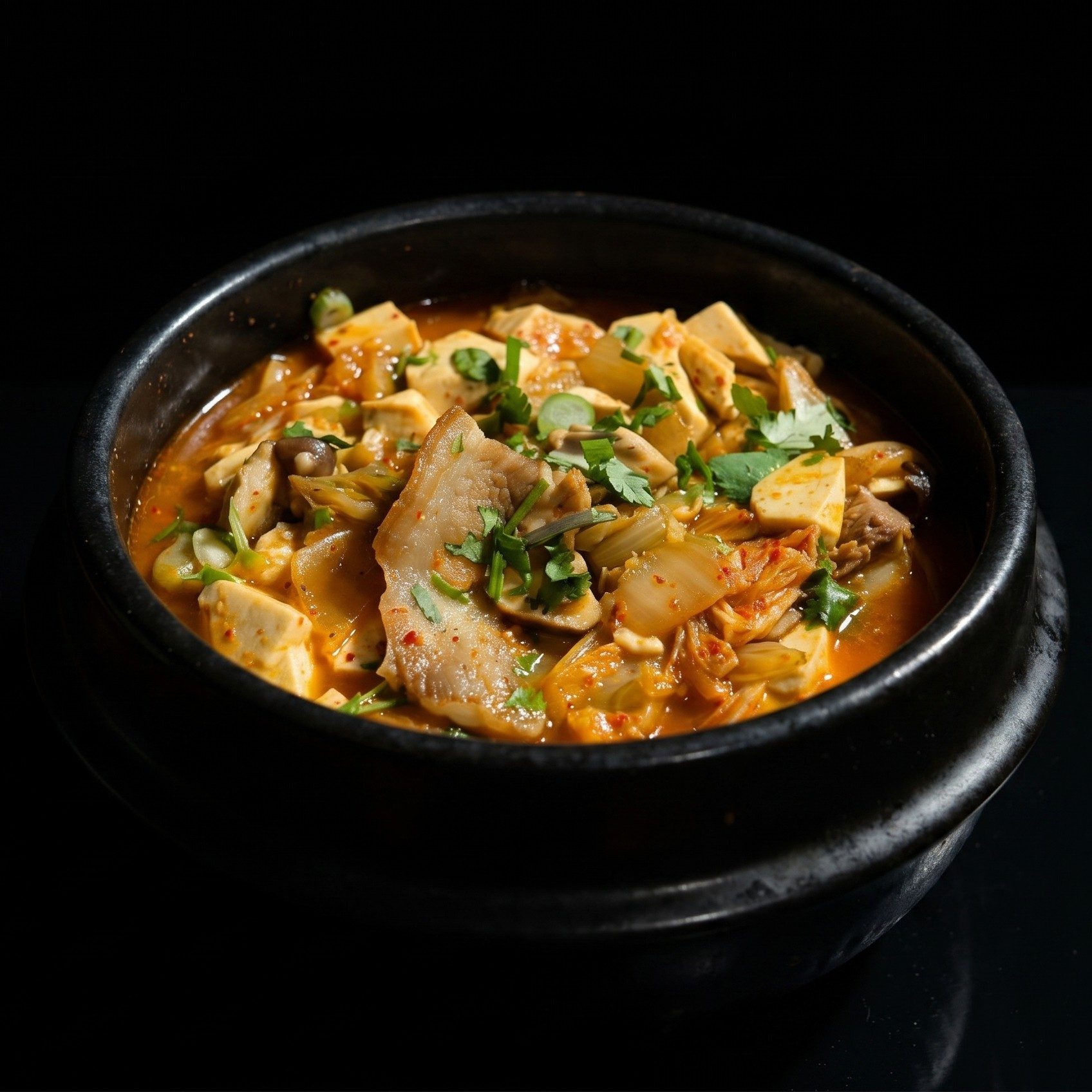 Soon Tofu with Pork Belly.