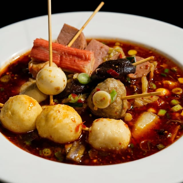 Spicy Combination Soup 麻辣串串香锅仔.