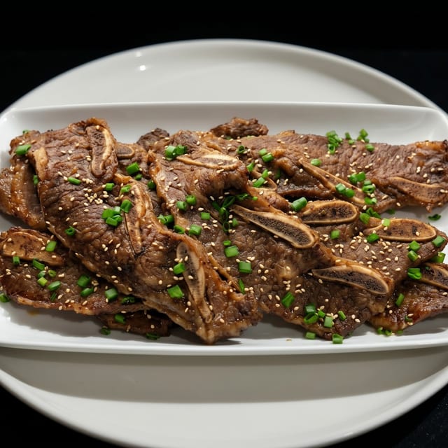 Korean Beef Short Ribs (Kalbi).