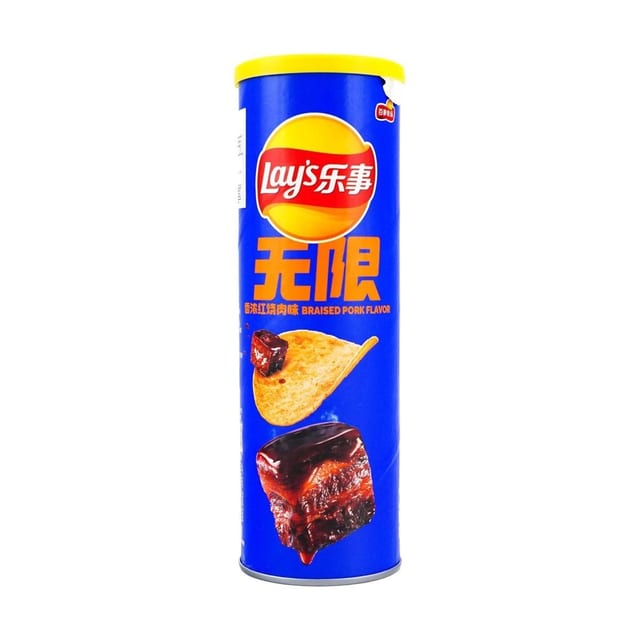 Lay's Chips in tub.