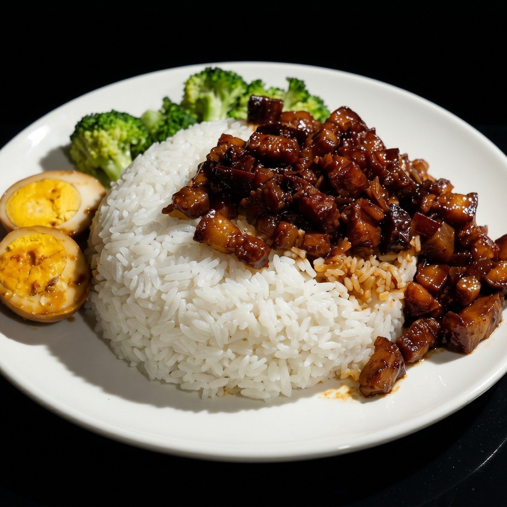 Pork Belly Over Rice 卤肉饭.