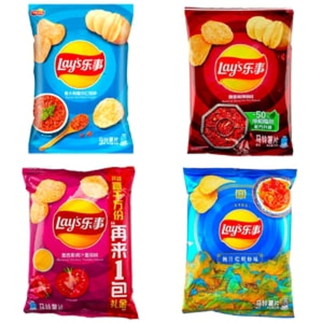 Lay's Potato Chips From Around the World.