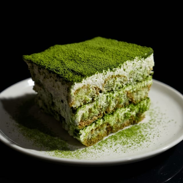 Matcha Tiramisu Cake.