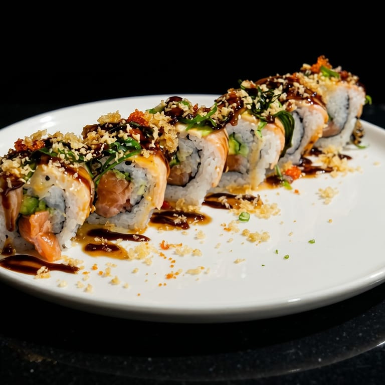 Delicious Salmon Roll Experience