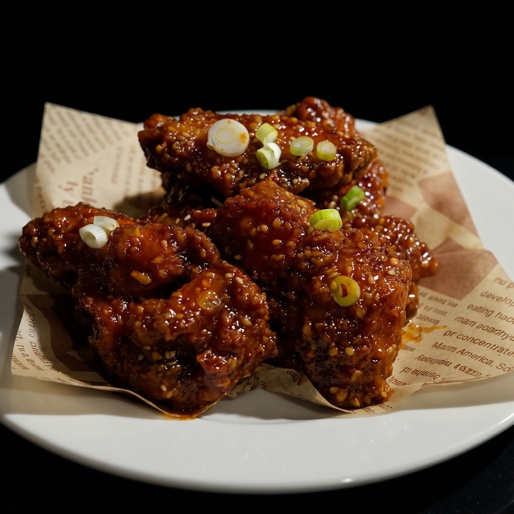 Korean Sweet & Spicy Wings.