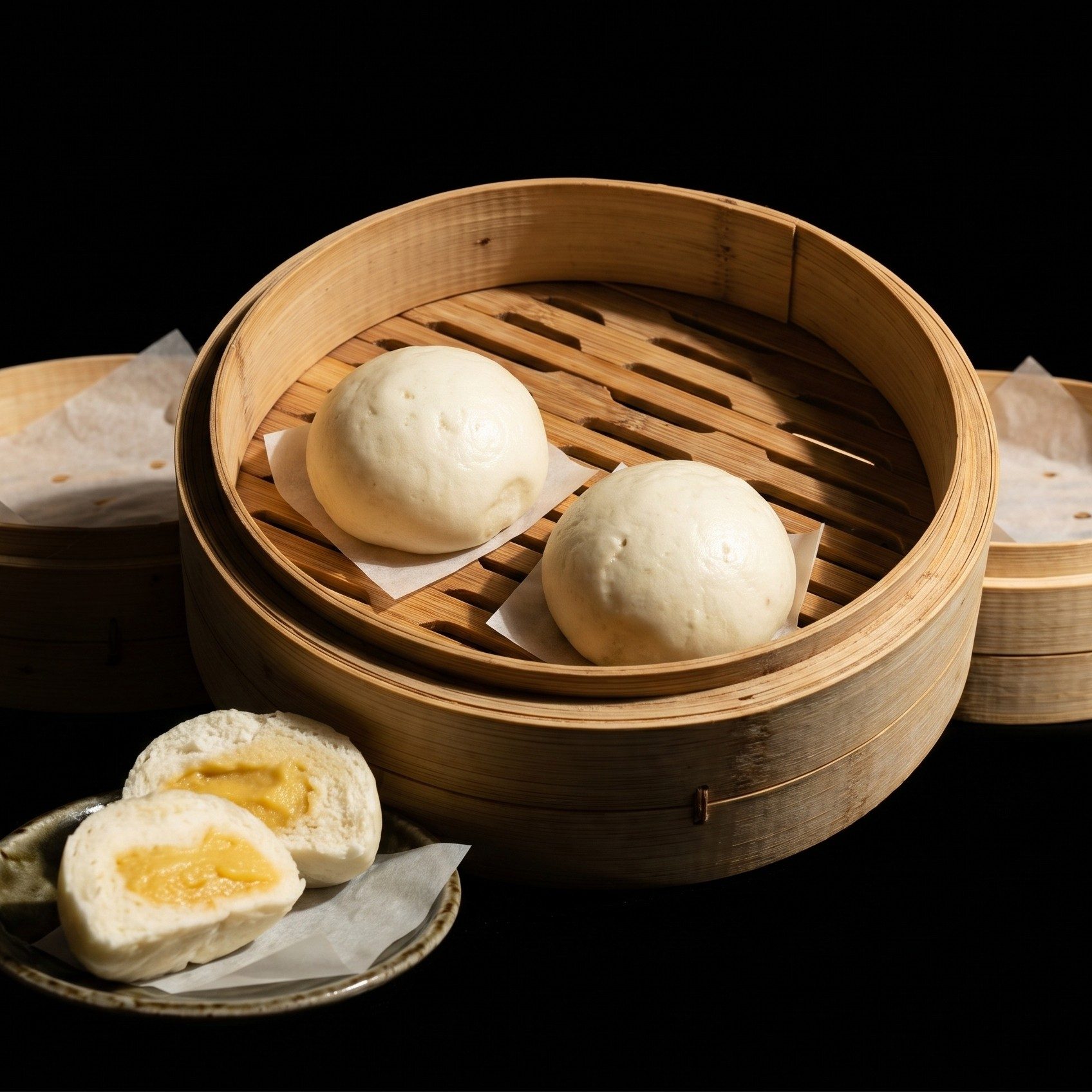 Egg Custard Bun.