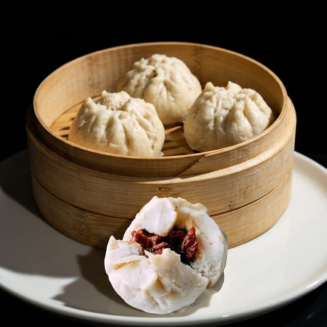Steamed BBQ Pork Buns.