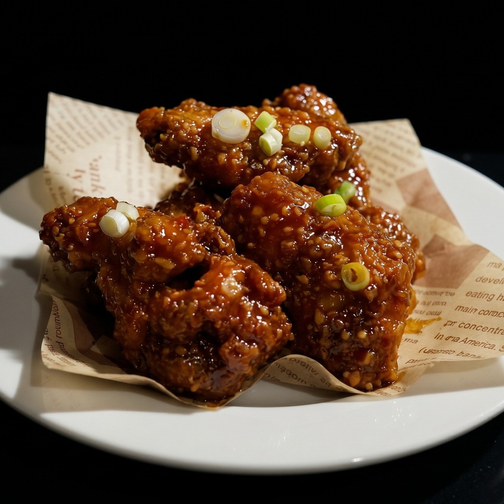 Korean Soy & Garlic Wings.