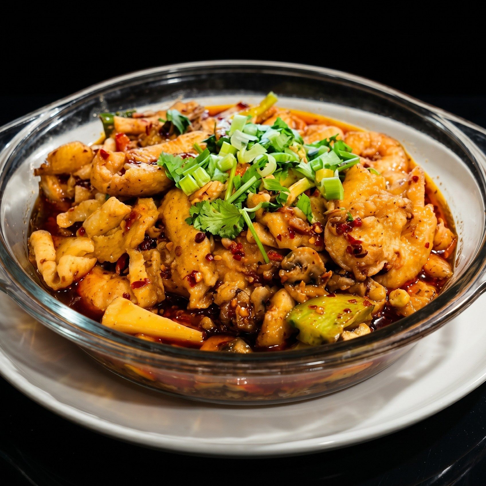 Seafood Pot in Ma La Sauce 麻辣海鲜煲.