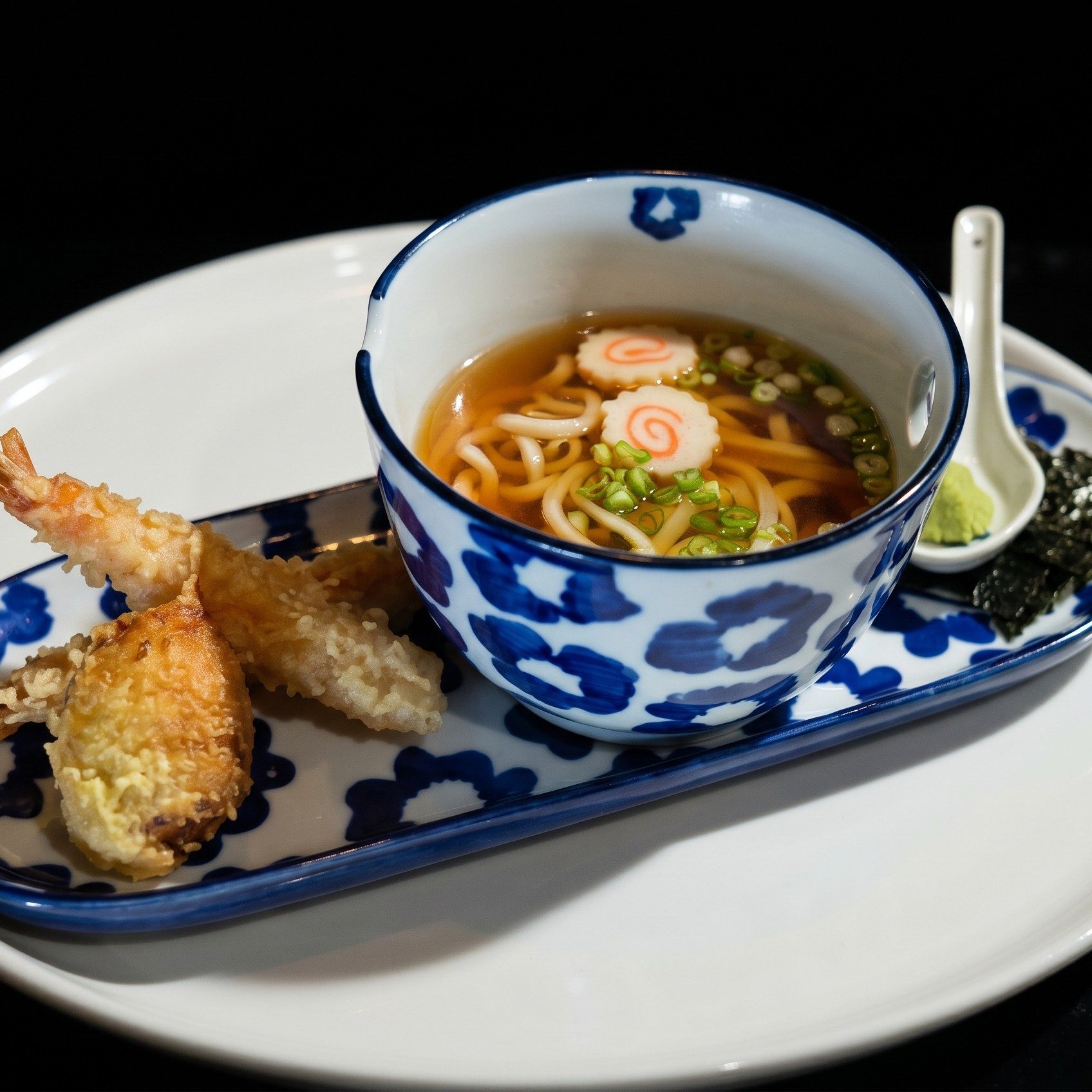 Tempura Udon Noodle Soup.