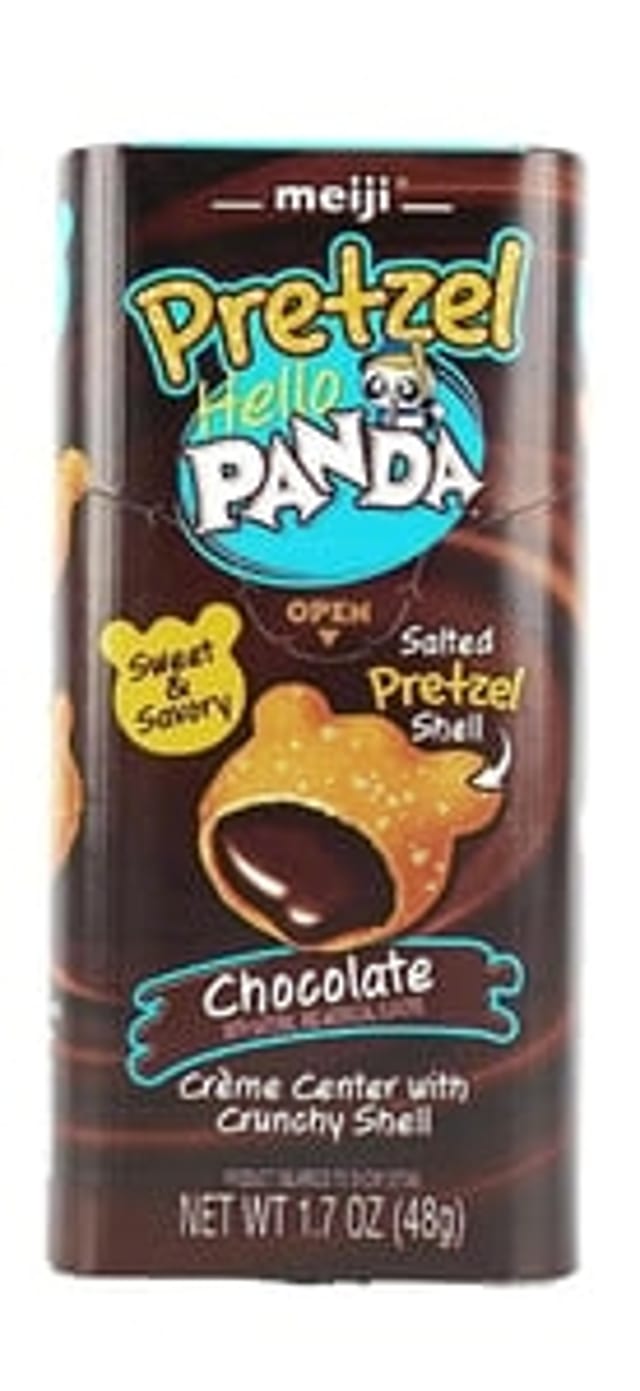 Hello Panda Chocolate with Pretzel Shell.