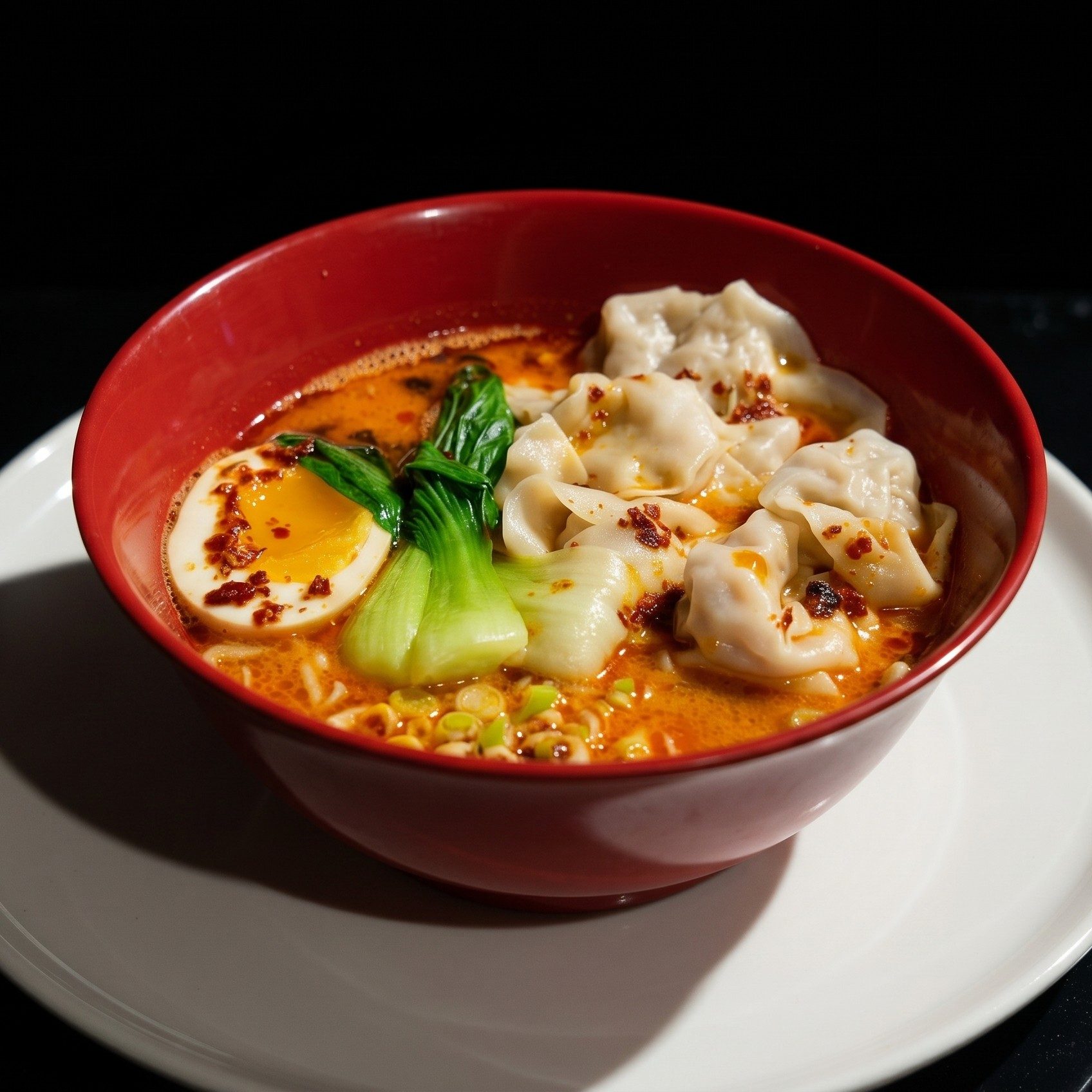 Spicy Wonton Ramen.